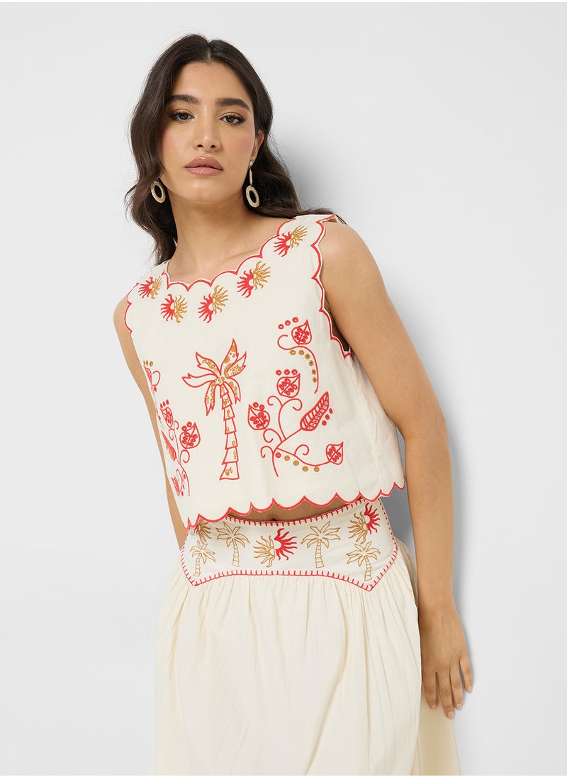 Never fully Dressed Crew Neck Top  - Image 1