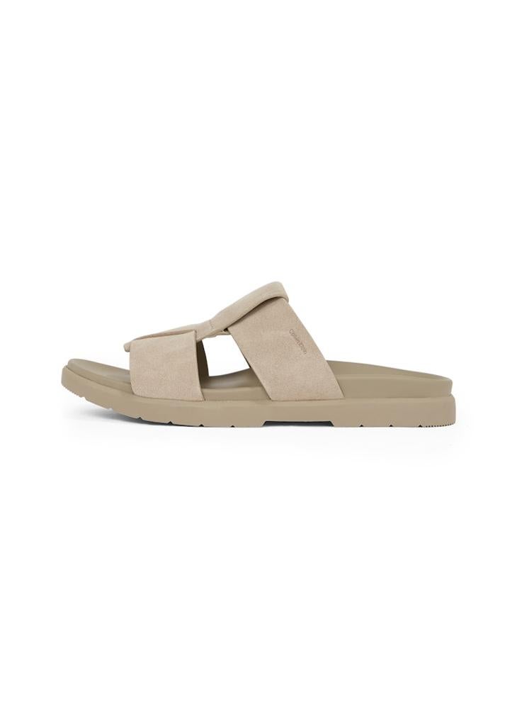CALVIN KLEIN DOUBLE T LEATHER SANDALS  - Image 2