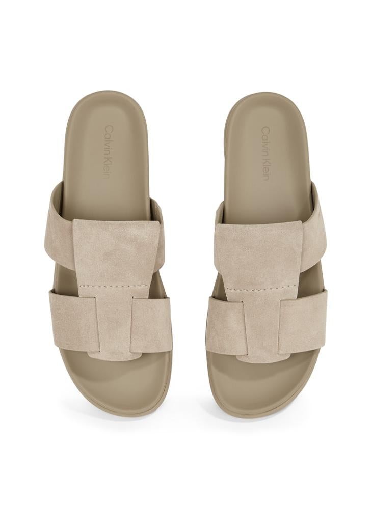 CALVIN KLEIN DOUBLE T LEATHER SANDALS  - Image 5