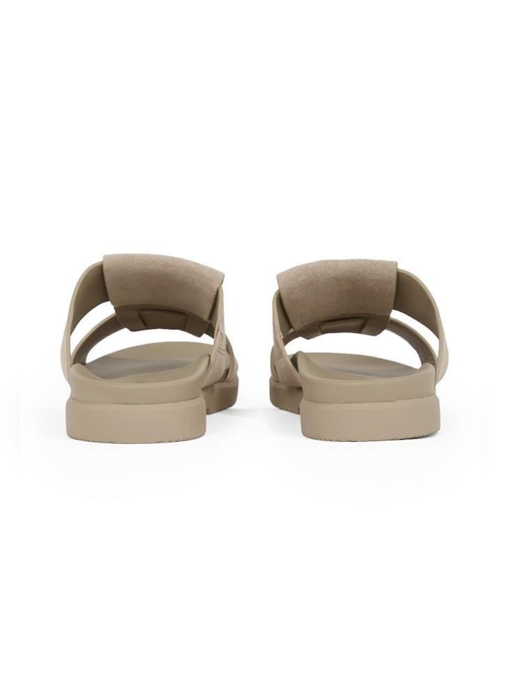 CALVIN KLEIN DOUBLE T LEATHER SANDALS  - Image 4