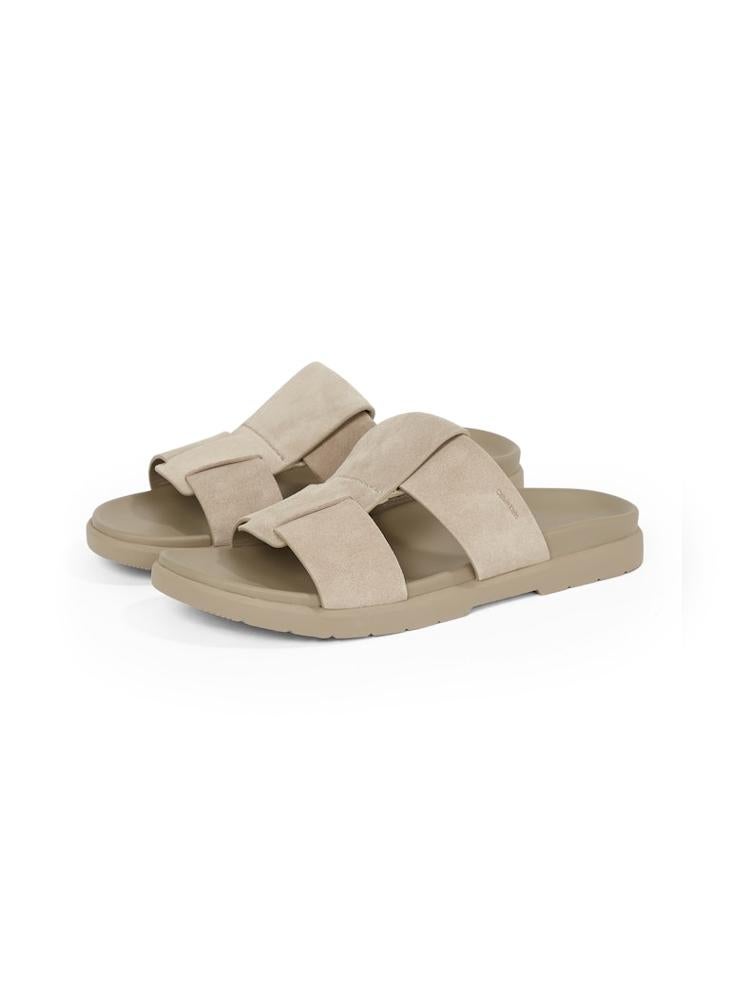 CALVIN KLEIN DOUBLE T LEATHER SANDALS  - Image 3