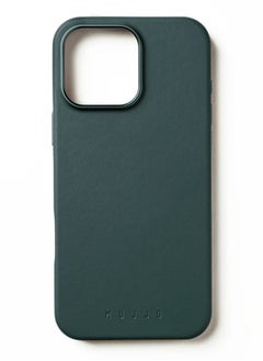 Mujjo Leather Phone Case iPhone 16 Pro Max - MagSafe Compatible - Premium European Leather - Enhanced Phone & Camera Lens Protection - Crafted with Recycled Material - Slim Profile -Livid Green  - Image 4