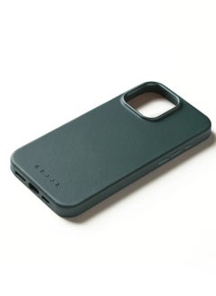 Mujjo Leather Phone Case iPhone 16 Pro Max - MagSafe Compatible - Premium European Leather - Enhanced Phone & Camera Lens Protection - Crafted with Recycled Material - Slim Profile -Livid Green  - Image 3