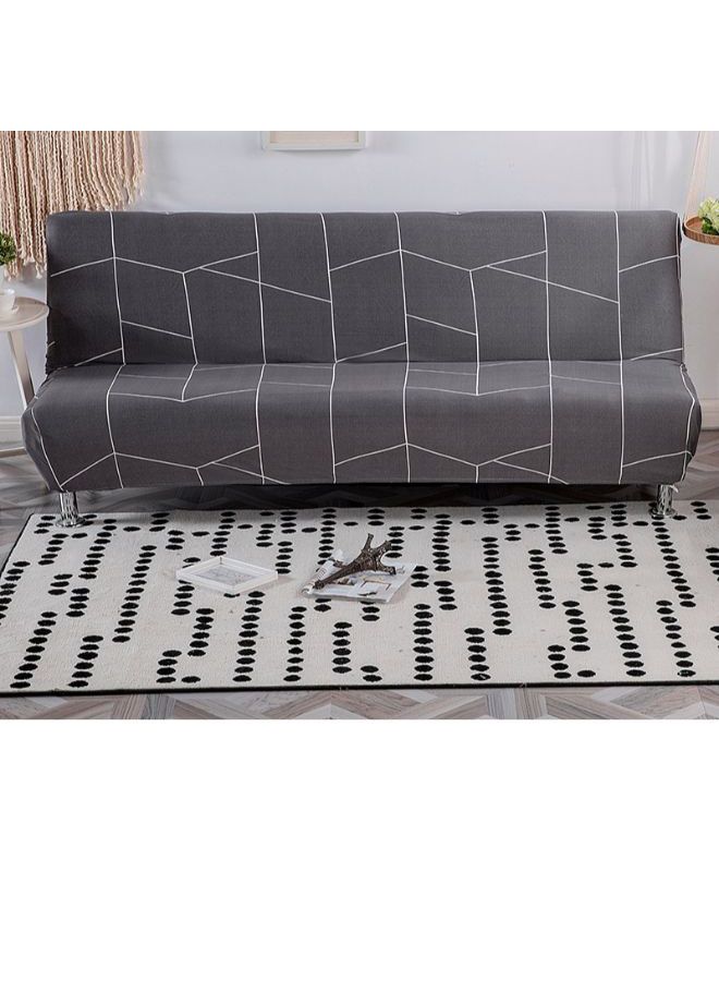 NIBEMINENT Geometry Printed Sofa Slipcover Grey/White 90 x 140cm - Image 3