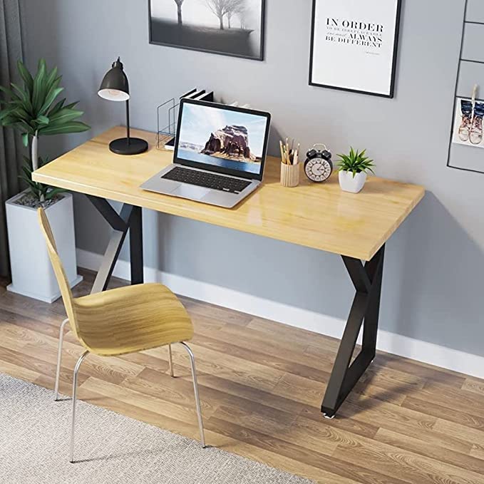 Dcloud Table Leg Desk Industrial Dining Table K Shape Cast Iron Legs Computer Desk Legs Metal Table for DIY Coffee Table Black Sturdy and Durable only Legs - Image 3