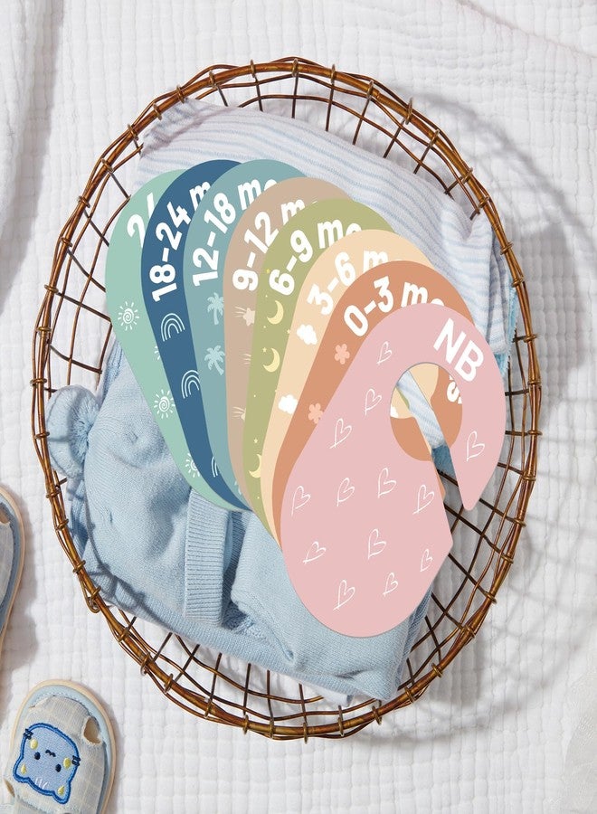 Yewfold Baby Closet Dividers, Baby Clothes Dividers for Closet, Clothes Organizer for Nursery Closets Decor, Divider Hangers for Sorting 8 Sizes from Newborn to 12+ Months - Image 5