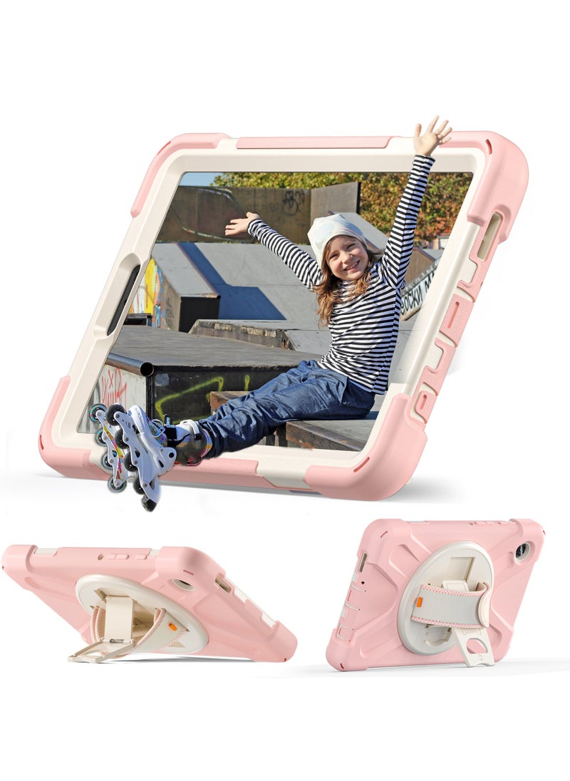 Samsung Galaxy Tab A9 Case 8.7 Inch 2023 SM-X110/X115/X117 for Kids | Heavy Duty Shockproof Case with Rotating Stand Hand Strap for Galaxy Tab A9 Tablet 2023