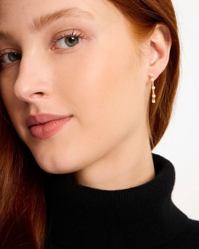 Kate Spade Hint Of Shimmer Hoops