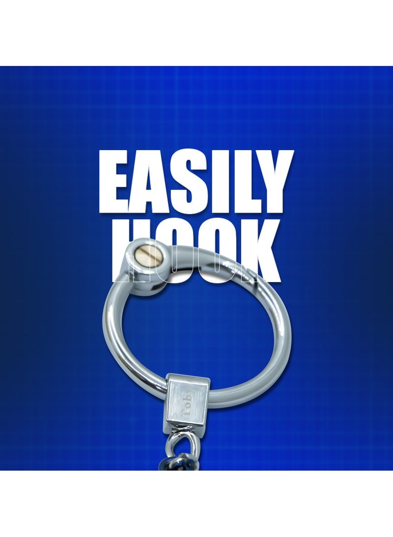 Toby's Blue Zinc Alloy Car Keychain – 2-Mode LED Light, Stylish and Multi-Functional Design, Perfect Premium Gift for Car Enthusiasts - Image 4