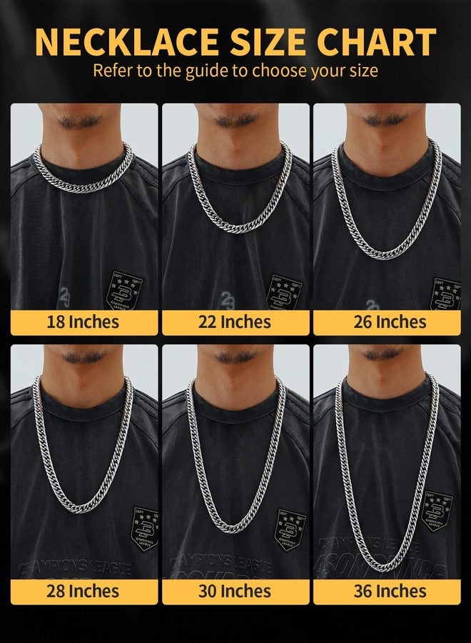 U7 Men Hip Hop Chunky Chain Stainless Steel Hip Jewelry Franco Curb Link 12MM Wide Rapper 18 Inch Choker Necklace - Image 4