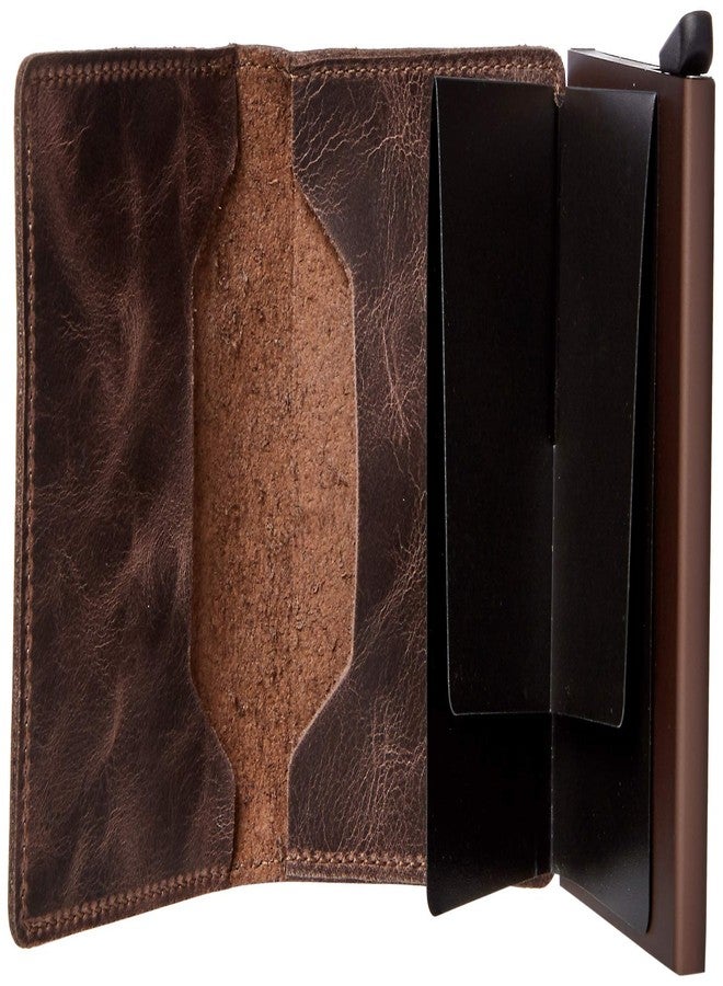 Secrid - Vintage Slimwallet Coin Purse, Size 4", Brown (Brown) - SV CHOCOLATE - Image 5