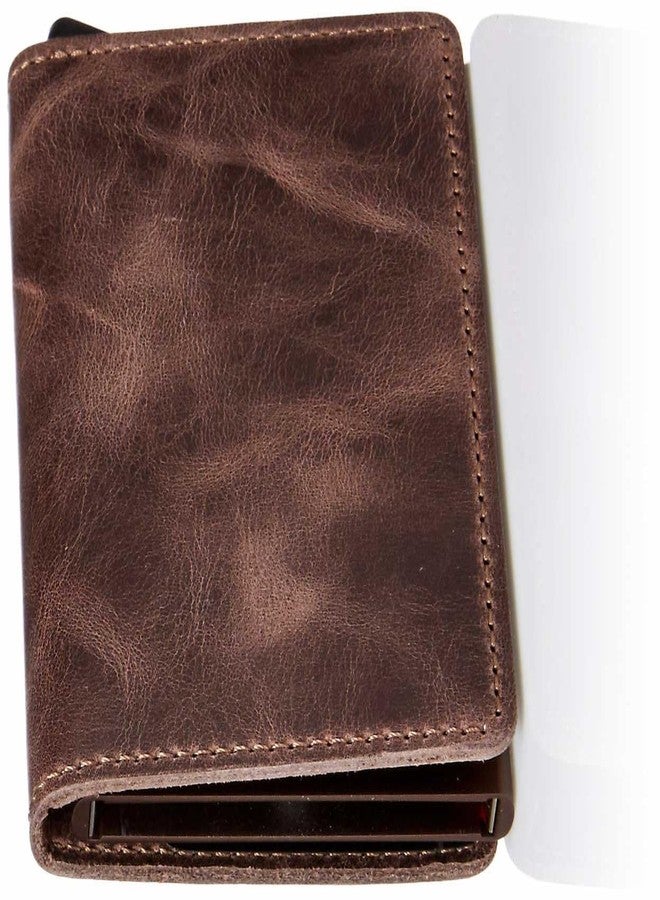 Secrid - Vintage Slimwallet Coin Purse, Size 4", Brown (Brown) - SV CHOCOLATE - Image 3