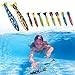 MoKo Pool Torpedo Toys Diving Set2pc Large 8pc Small Gliding Diving Torpedo Rockets Toys for Kids AdultsFastSinking Pool Torpedos for Swim Training Underwater Games Water Play for Grils Boys - Image 4