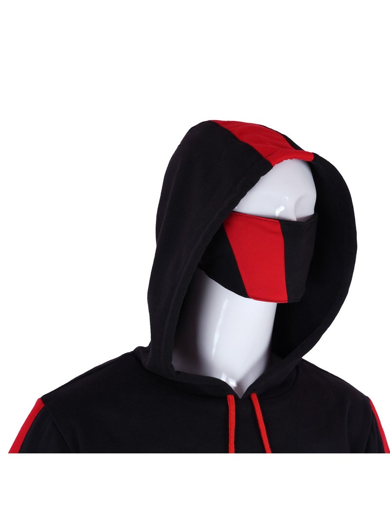 Game Fortnite ikonik clothing adult and children cosplay splicing short-sleeved sweatshirt cos suit Stage Dress Up Costume - Image 3