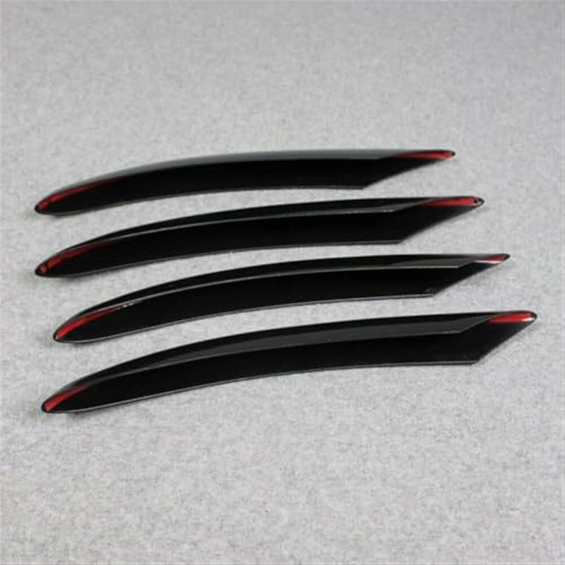 Wivplex 4PCS Front Bumper Side Air Vent Cover Trim for Mercedes C-Class - Image 3
