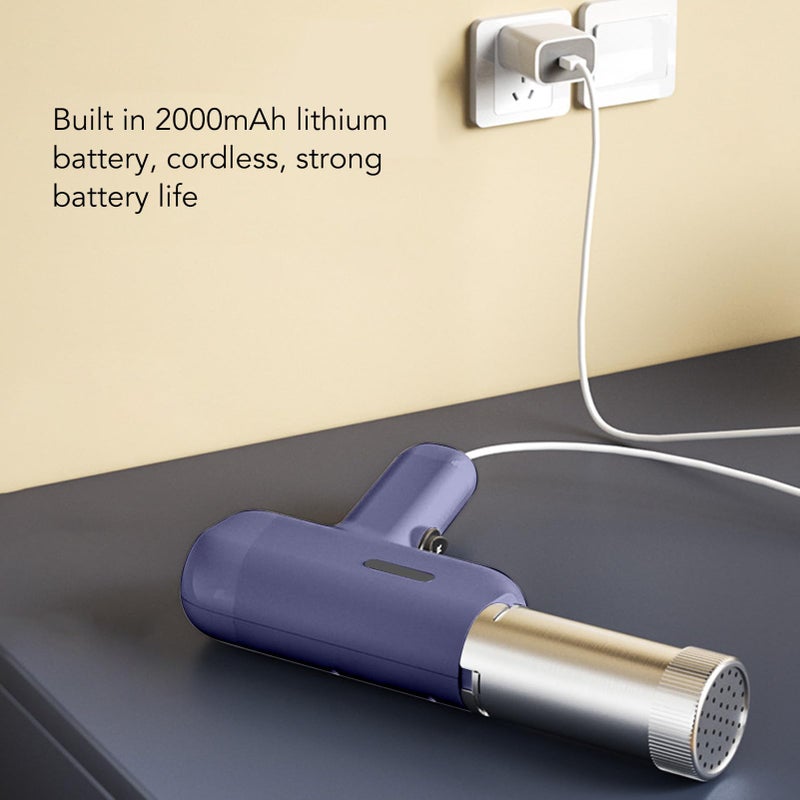 Blue Handheld Electric Pasta Maker Automatic Noodle Machine Cordless 40W Stainless Steel - Image 4