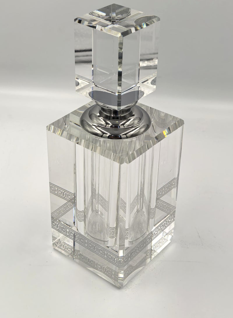 EMPTY CRYSTAL OIL BOTTLE, Empty Oil Perfumes Bottle Empty Refillable Perfume Essential Oil Attar Bottle,60ML OIL BOTTLE  - Image 3