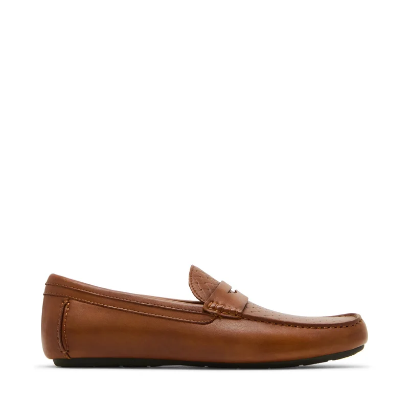 STEVE MADDEN  Kriston Textured Round Toe Loafers for Men | Best Price UAE