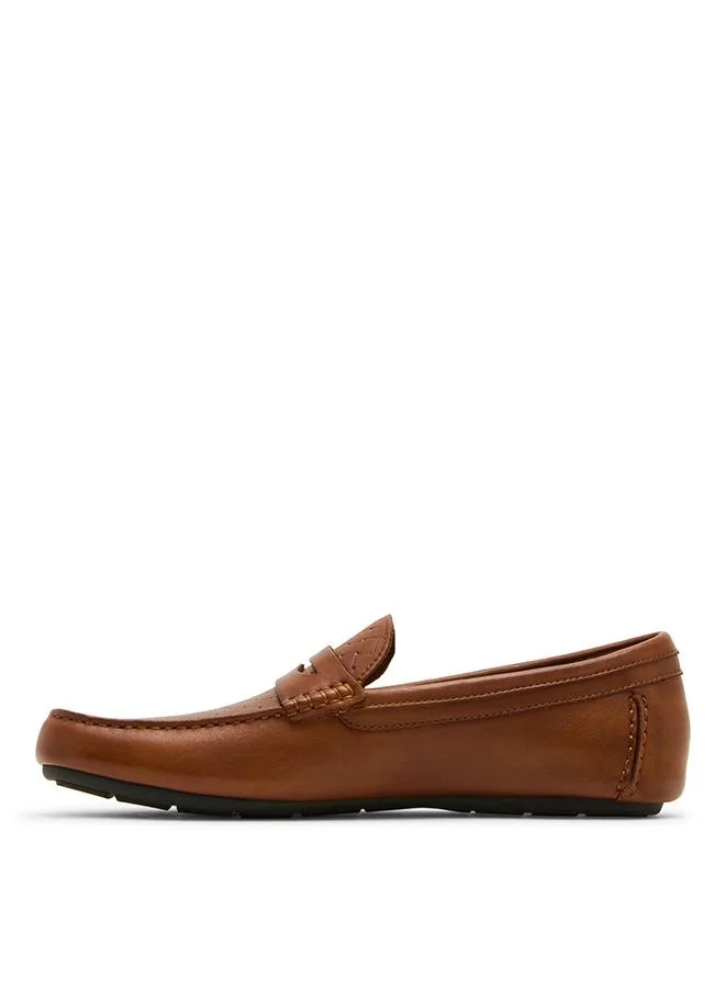 Steve Madden  Kriston Lace-Up Shoes - Tan for Men | Best Price UAE