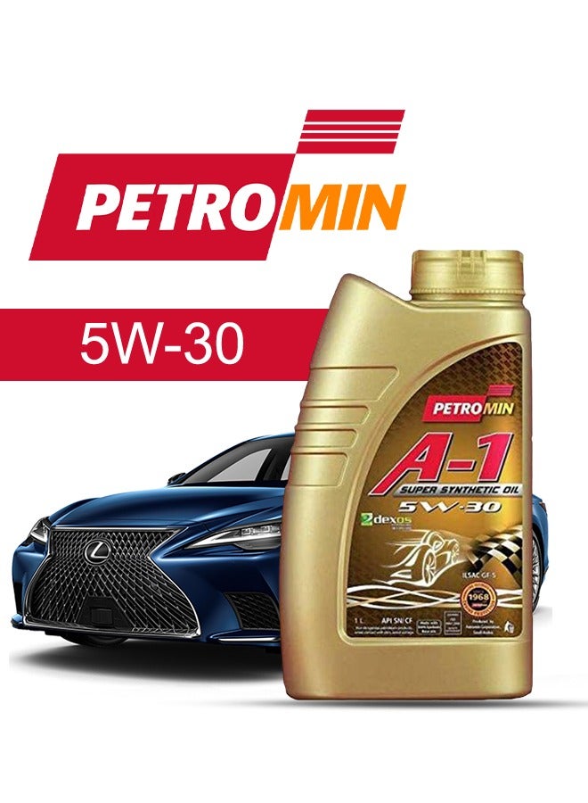 Engine Oil – For Lexus LS V8 2018 - 2007، 9 Liter، viscosity 5w30 Petromin - With Engine Oil Filter - 2007 2008 2009 2010 2011 2012 2013 2014 2015 2016 2017 2018