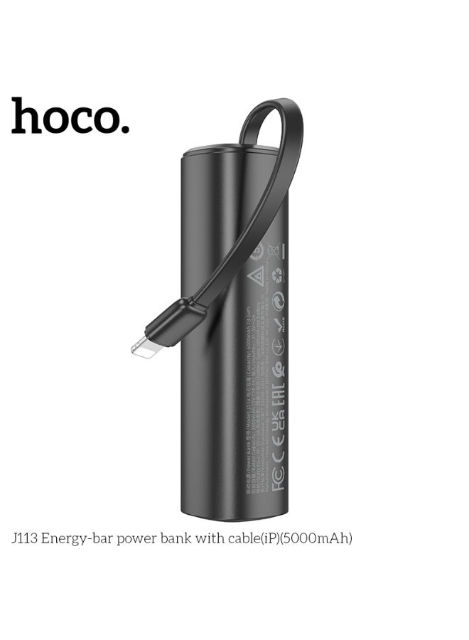 هوكو. بنك الطاقة السلكي J113 Energy Bar (Ip) (5000 مللي أمبير في الساعة) - Image 3