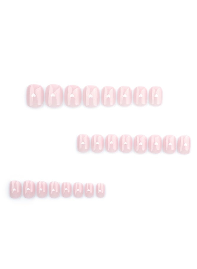 NIKITA.VIVI 24Pcs Press on Nails, False Nails, Fake Nails Set for Women Girls Nail Art Accessories, Press on Nail with Glue Stickers for Easy Apply, Stick on Fingernails Set - Image 2