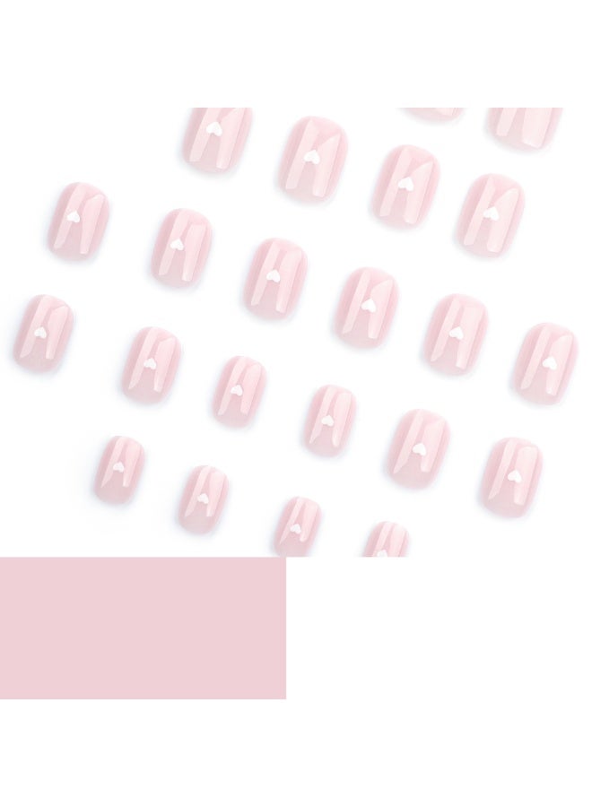 NIKITA.VIVI 24Pcs Press on Nails, False Nails, Fake Nails Set for Women Girls Nail Art Accessories, Press on Nail with Glue Stickers for Easy Apply, Stick on Fingernails Set - Image 3