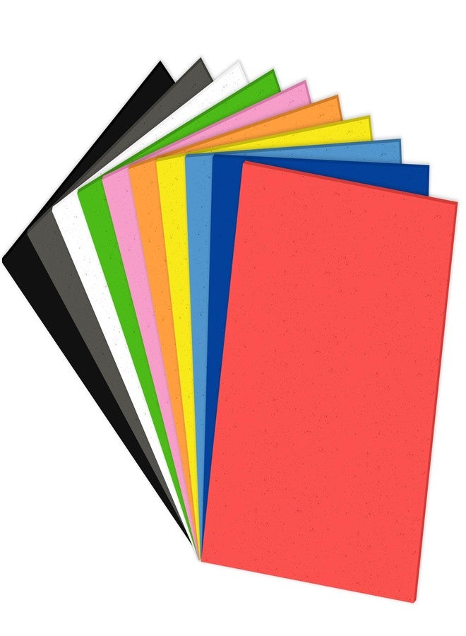 Lakeer A3 EVA Foam Sheet (42cm X 29.7cm) Pack of 10, for Scrapbooking, Craft Projects, Decorations, 2 mm, Multicolour, Ethylene Vinyl Acetate (EVA), watercolor - Image 1