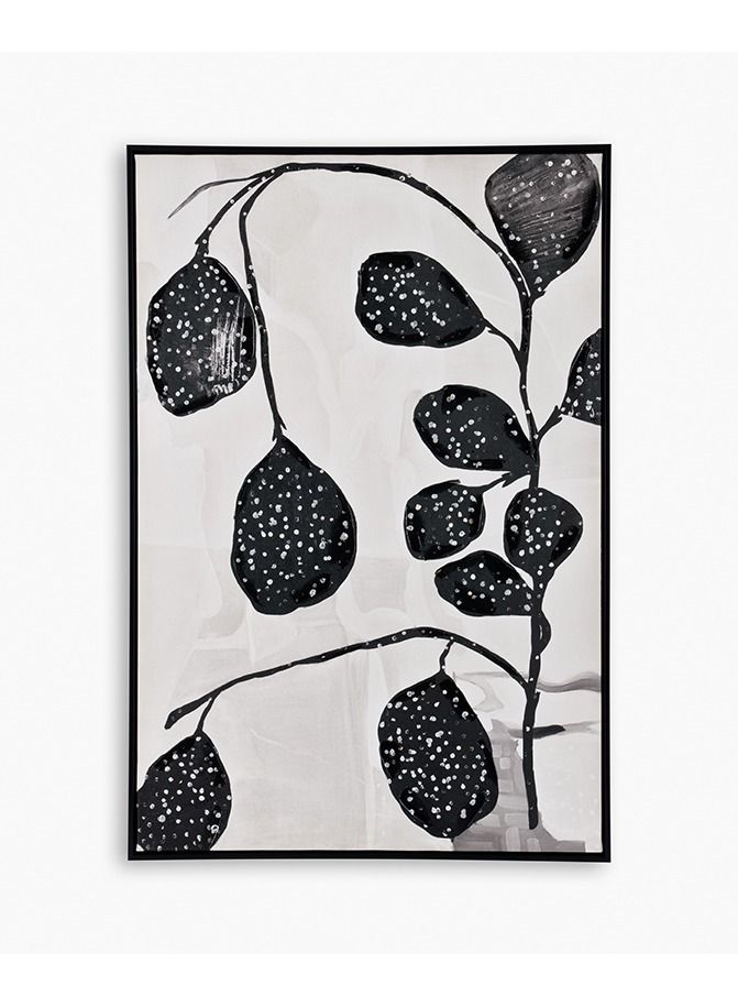 2XL Home Plant Painting Black 62.5x92.5cm  - Image 1