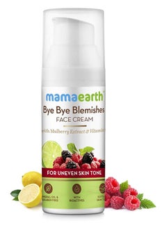 Mamaearth Mamaearth Bye Bye Blemishes Face Cream,  For Pigmentation & Blemish Removal,  With Mulberry Extract & Vitamin C (30 ML)  - Image 1