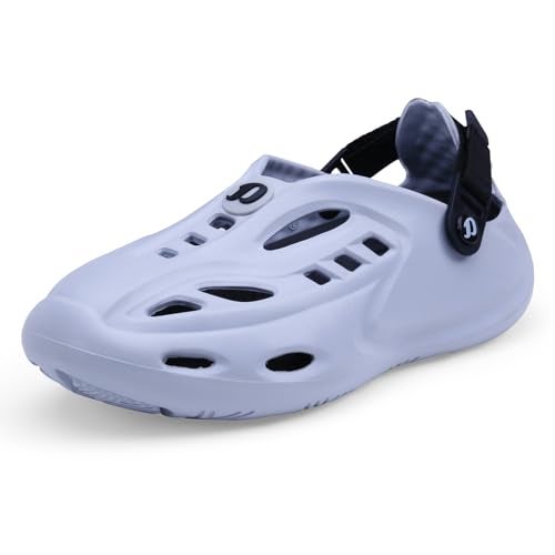 DOCTOR EXTRA SOFT Men's Sports Extra Padding Casual Clogs/Sandals with Adjustable Back Strap for Adult| Comfortable & Lightweight| Stylish & Anti-Skid| Everyday Use Waterproof Mules Gents & Boys D-531 - Image 1