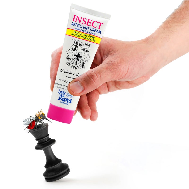 ليدي ديانا كريم ليدي ديانا الطارد للحشرات 100 غرام - حماية سريعة المفعول ضد البعوض والحشرات الأخرى - Image 3
