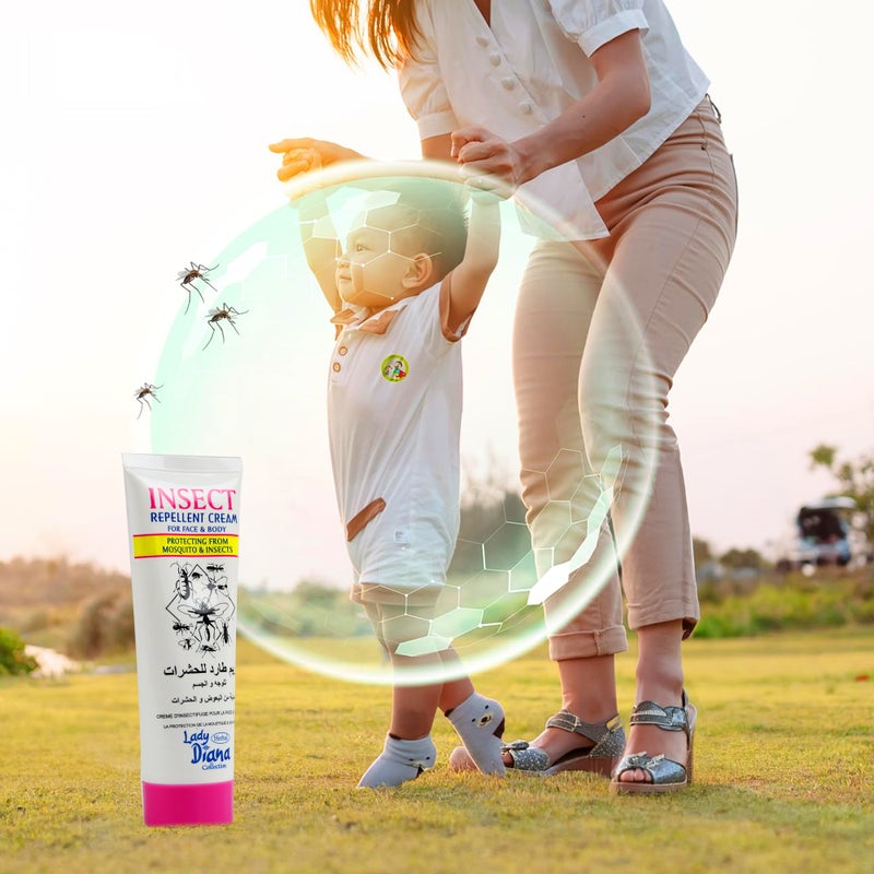ليدي ديانا كريم ليدي ديانا الطارد للحشرات 100 غرام - حماية سريعة المفعول ضد البعوض والحشرات الأخرى - Image 5