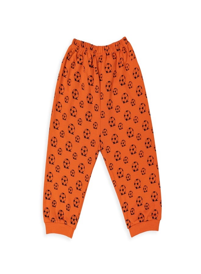 AMY Cotton Baby Pajama Pants with Sporty Prints | Premium Pure Cotton Fabric for All-Day Comfort (Deep, Pack of 3, 3-18 Months, Unisex Baby, Pajamas) (6-12 M) - Image 4