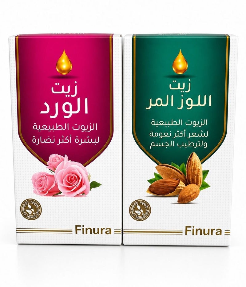 زيت الورد، زيوت طبيعية لبشرة أكثر إشراقًا، 125 مل مع زيت اللوز المر 125 مل - Image 5