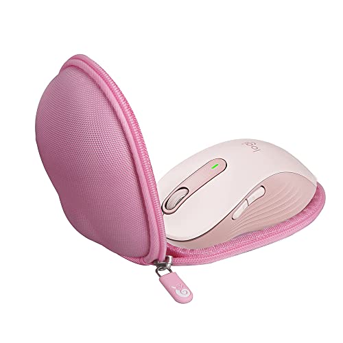 Hermitshell Hard Travel Case for Logitech Signature M650 Wireless Mouse (Pink, Case for M650) - Image 1