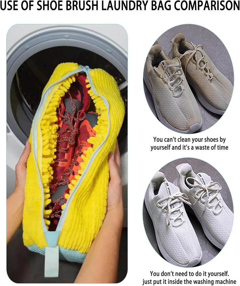 NUDFSY Laundry Bag for Travel - Reusable Fabric Shoe and Clothes Washing Bag for Laundry and Dryer - Image 4