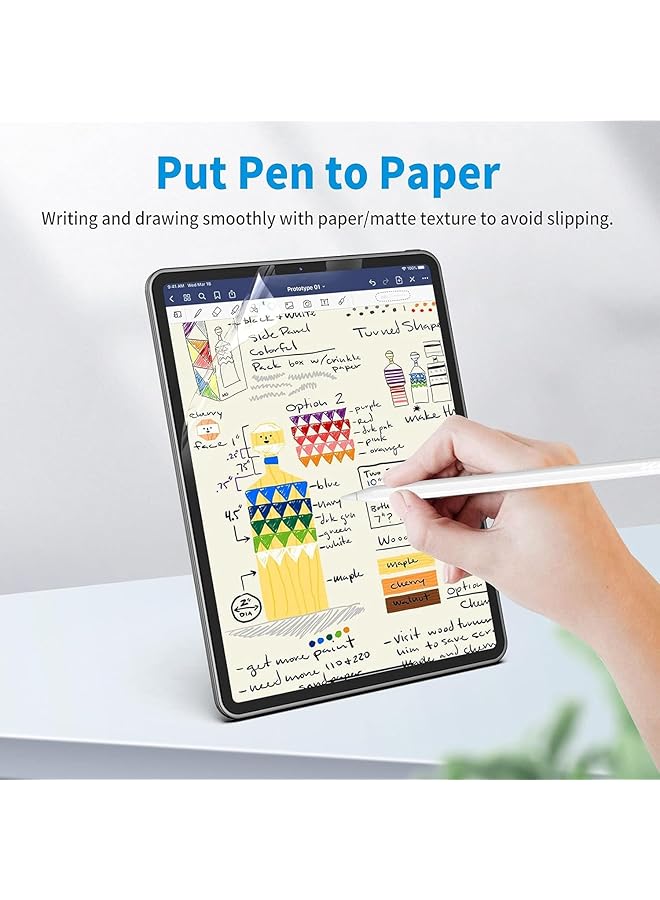 erorex 2Pack Paper Screen Protector Compatible With Huawei Matepad 12X 12 Inch 2024 Anti Glare Matte Anti Scratch Write And Draw Like On Paper Compatible With Pencil For Huawei Matepad 12X 12 Inch 2024 - Image 4
