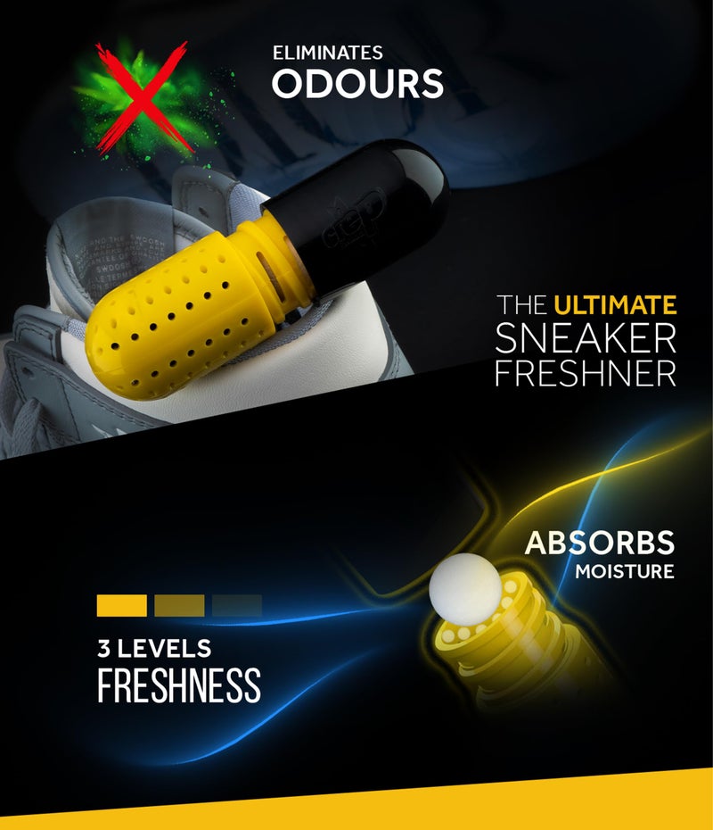 Crep Protect Box Pack - Premium Sneaker Cleaning Kit with 6 x Sneaker Wipes, 2 x Pill, Eraser, 3.5 oz Cleaning Solution, Microfibre Cloth & Brush - Image 5