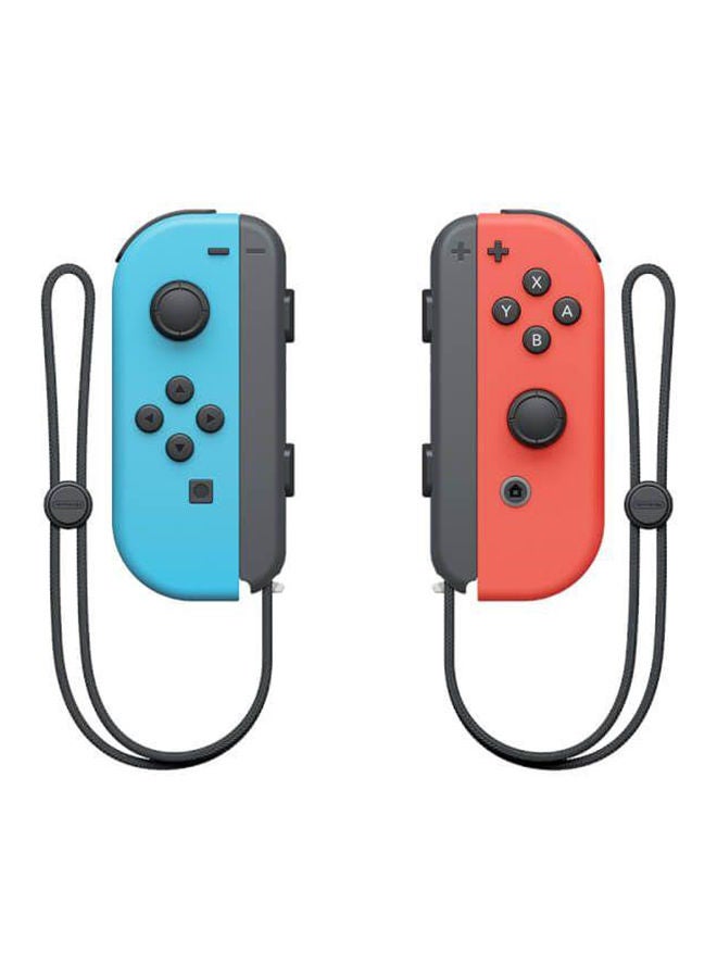 نينتندو وحدة تحكم لاسلكية Joy Cons لجهاز Nintendo Switch، وحدة تحكم بديلة L/R متوافقة مع Nintendo Switch - أحمر نيون/أزرق نيون - Image 4