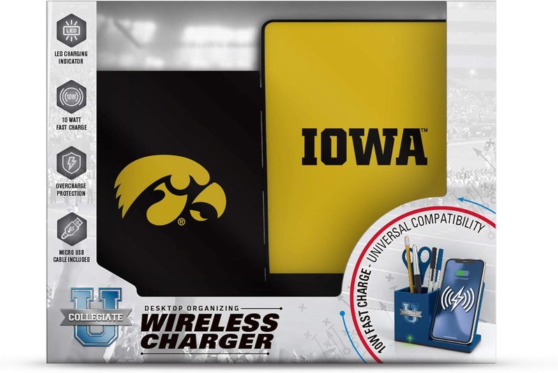 SOAR NCAA Unisex Cell Phone Wireless Charging Stand and Desktop Organizer - Image 2