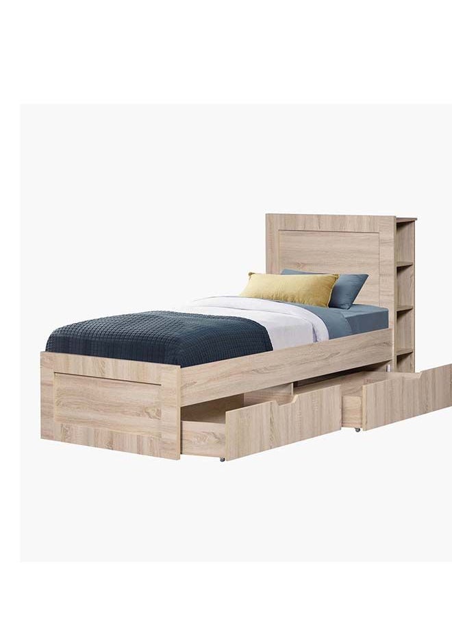 Home Box - Cooper Brussel Single Bed With 4 Drawers 232x112x96 cm - Image 1