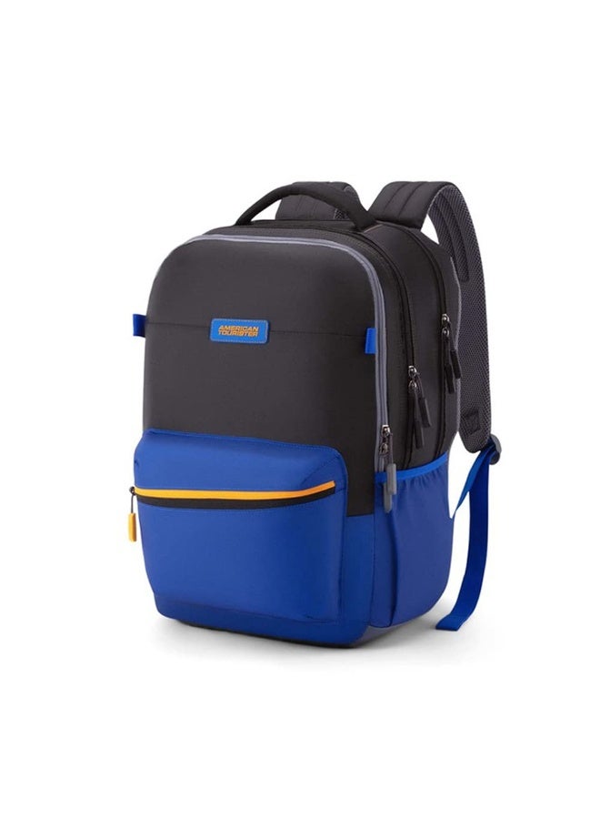 American Tourister Toodle+ BLACK/BLUE 24 ltrs Polyester with Rain Hood, Detachable Pouch - Image 2