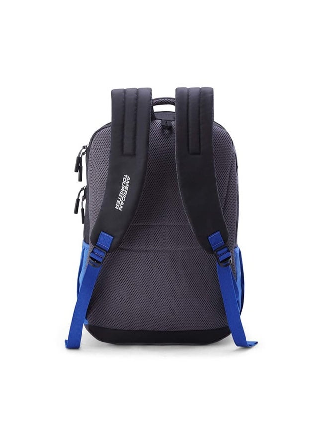 American Tourister Toodle+ BLACK/BLUE 24 ltrs Polyester with Rain Hood, Detachable Pouch - Image 4