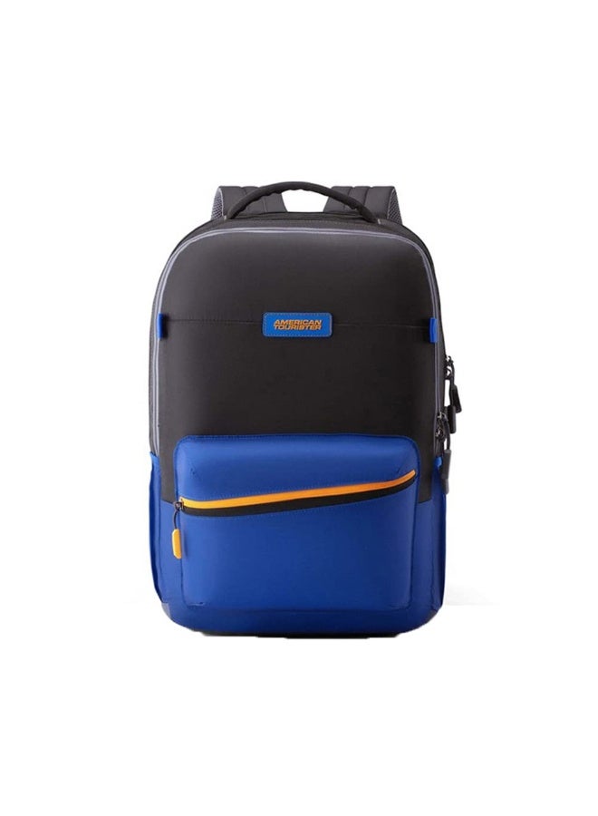 American Tourister Toodle+ BLACK/BLUE 24 ltrs Polyester with Rain Hood, Detachable Pouch - Image 1