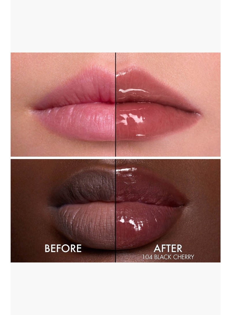 Dior Rouge Dior Addict Lip Glow Butter 104 Black Cherry - Image 2