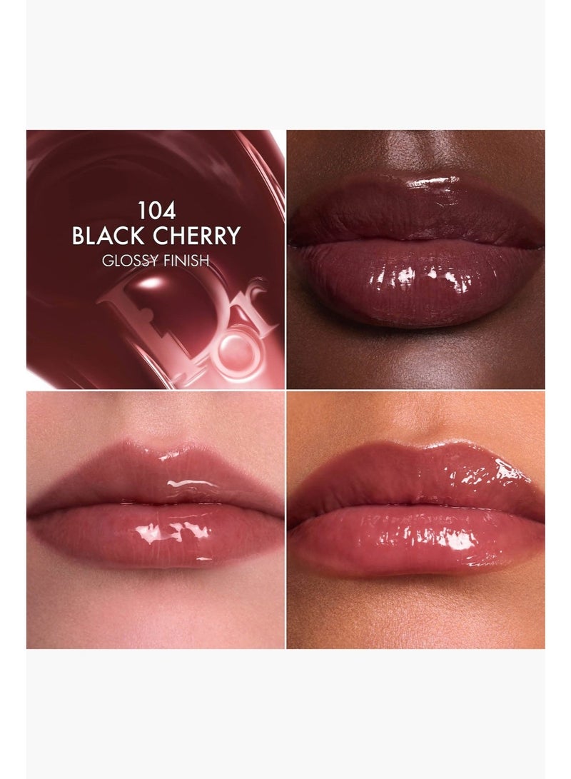 Dior Rouge Dior Addict Lip Glow Butter 104 Black Cherry - Image 3