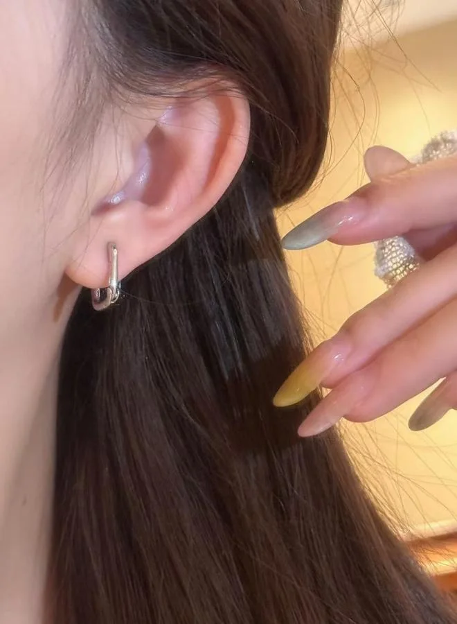 تايك تو Square Hoop Earrings