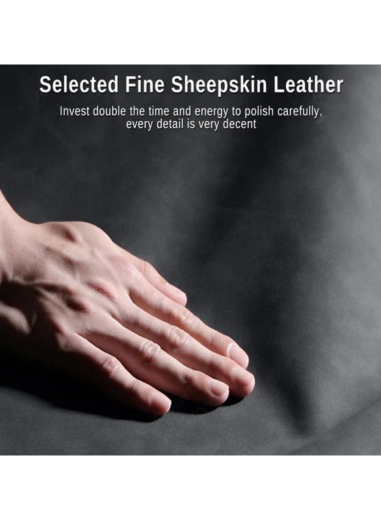 general Case Compatible with Nothing CMF Phone 1, Plain Leather Case Matte Silicone Bumper Anti-Fingerprint Shockproof Protective Back Cover for Nothing CMF Phone 1 5G - Image 3