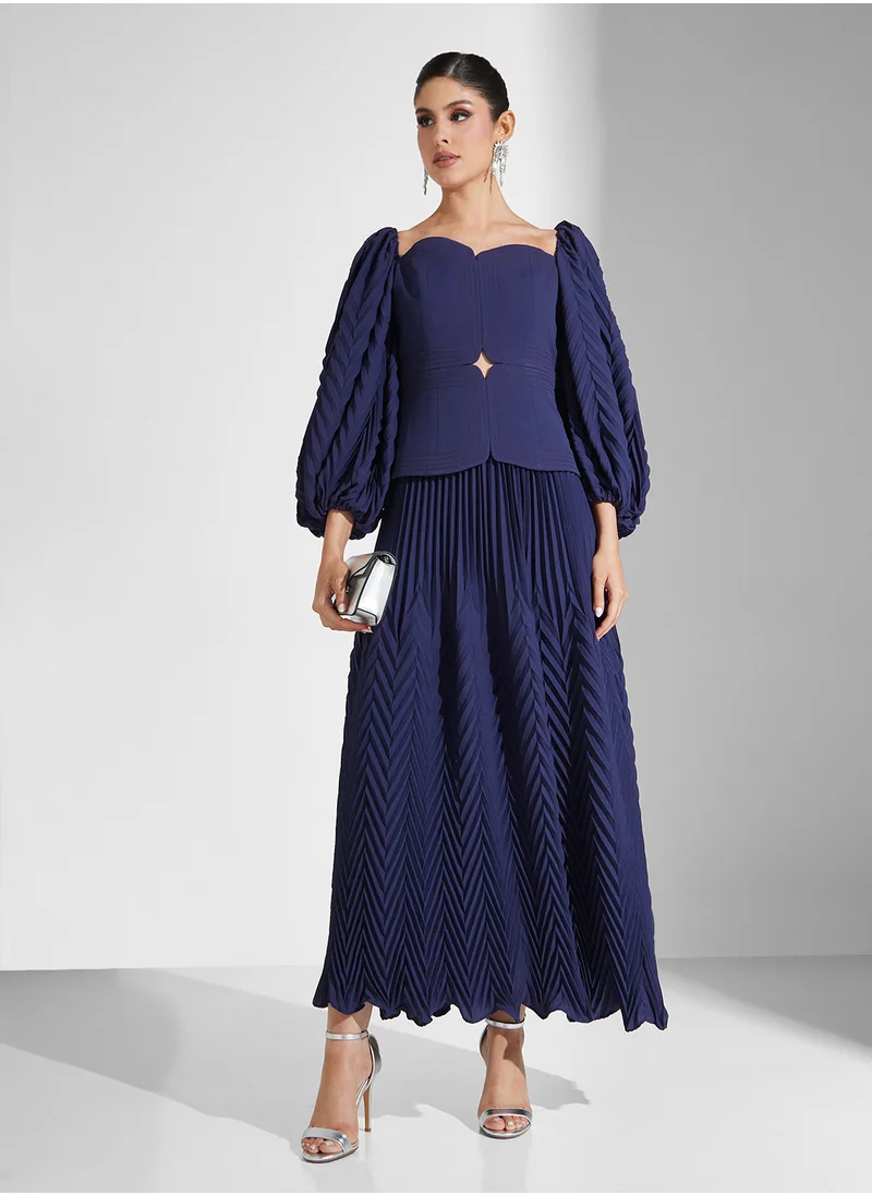 ثريدز باي اجوني Puff Sleeve Dress